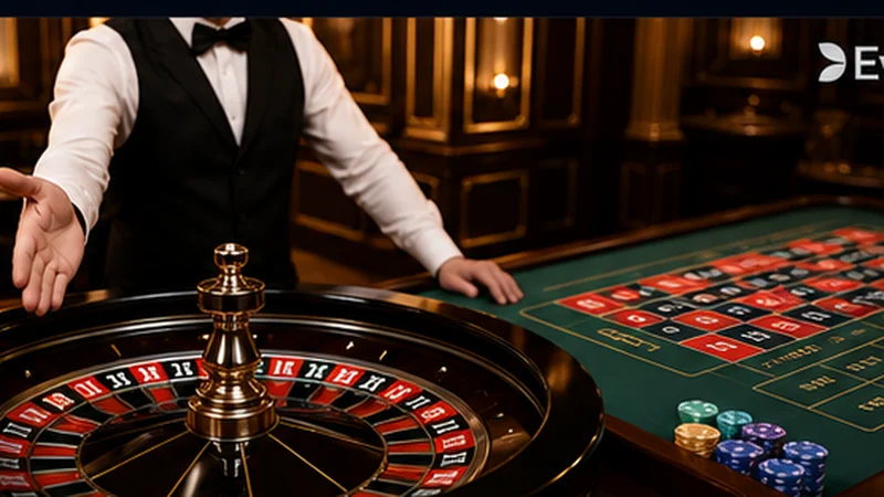 Evolution Lightning Roulette live дилер столу 1xBet казинодо